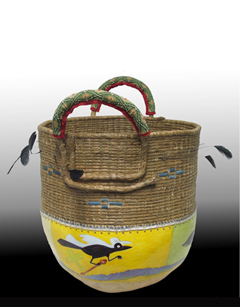 Pine Needle Gourd Baskets