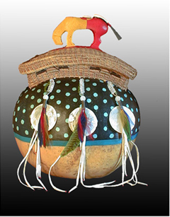 Pine Needle and Gourd Basketry